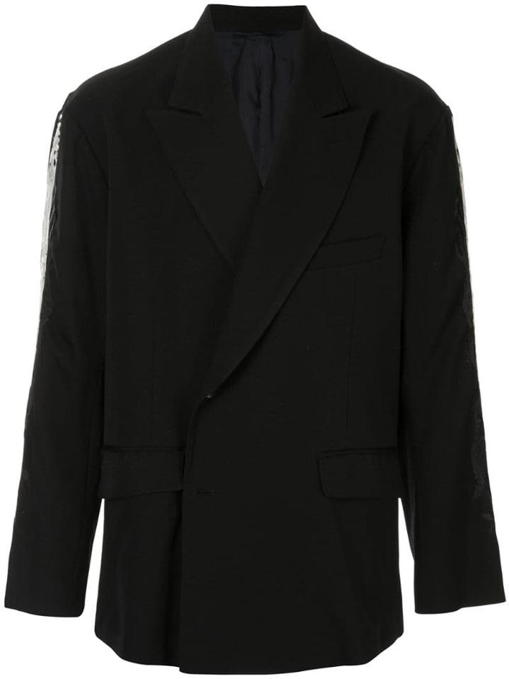 Doublet Oversized Blazer Jacket - Black