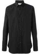 Saint Laurent Classic Long Sleeve Shirt, Men's, Size: 41, Black, Cotton