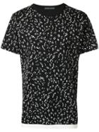 Super Légère All-over Print T-shirt, Men's, Size: Large, Black, Cotton