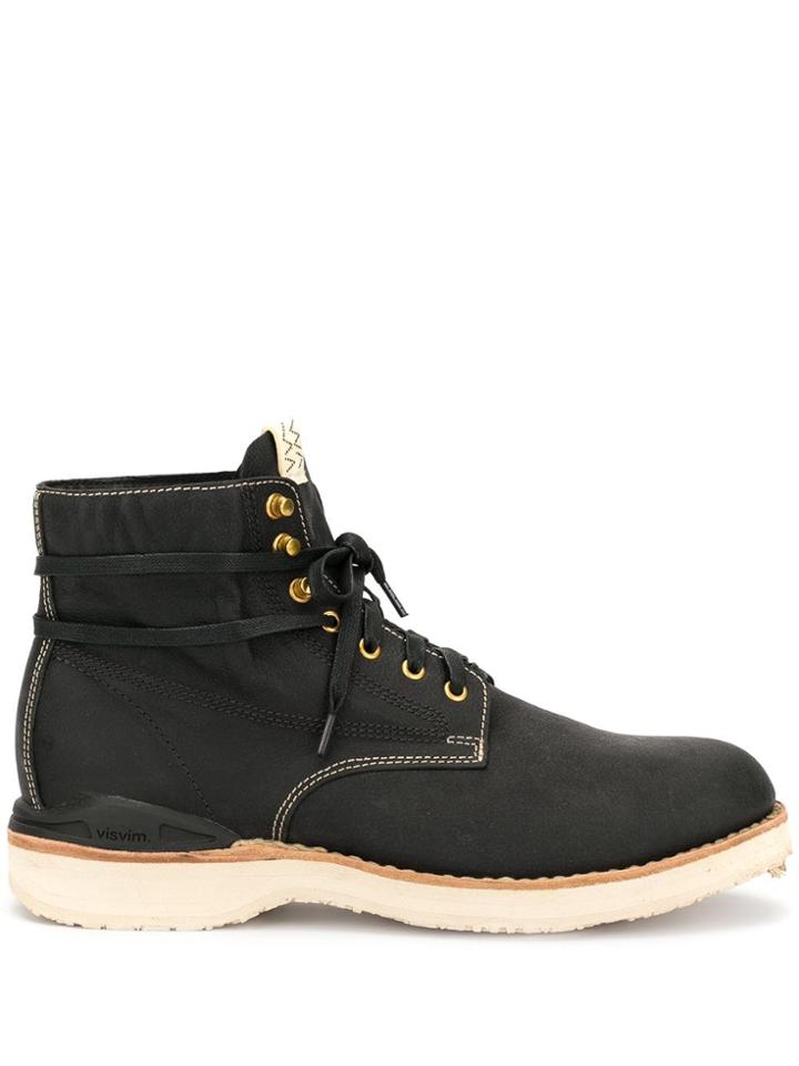 Visvim Ankle Lace-up Boots - Black