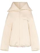 Jil Sander Contrast Stripe Overcoat - Neutrals