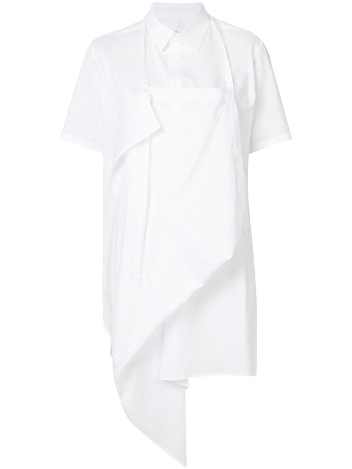 Y's Apron Blouse, Women's, Size: 1, White, Cotton