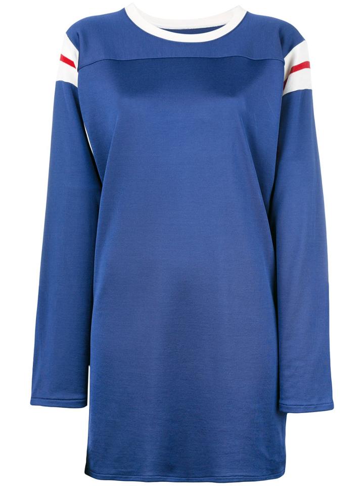 Mm6 Maison Margiela Anniv 20 Dress, Women's, Size: Xs, Blue, Viscose/cotton/polyamide