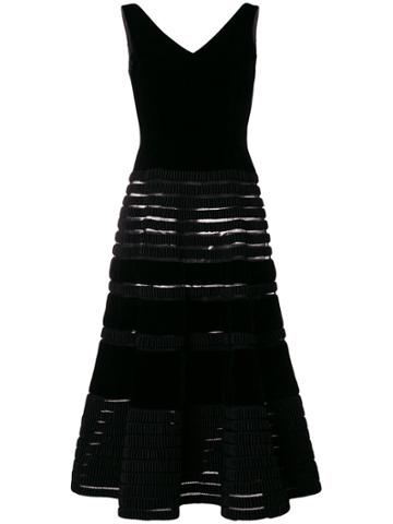 Balmain Vintage 1955 Flared Midi Dress - Black