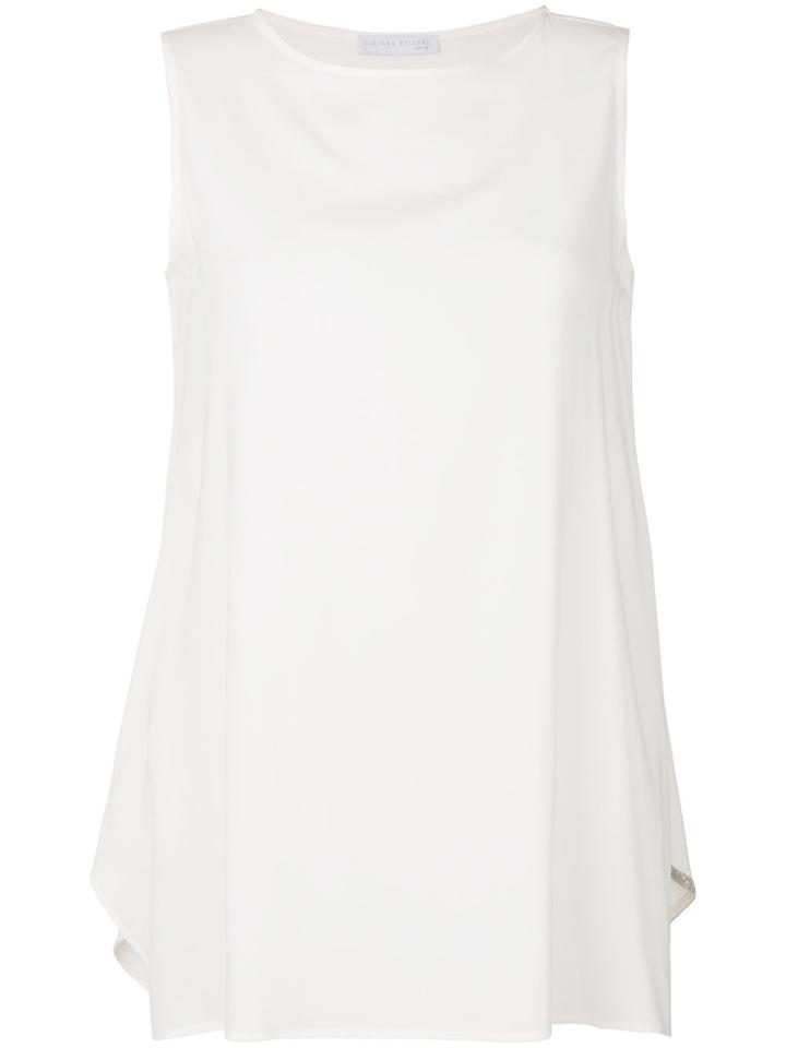 Fabiana Filippi Boat Neck Blouse - White