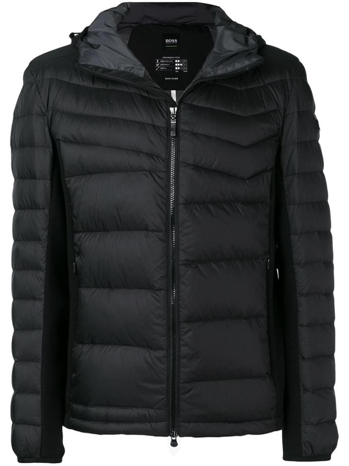 Boss Hugo Boss Hooded Padded Jacket - Black