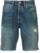 Levi's Ripped Denim Shorts, Men's, Size: 36, Blue, Cotton