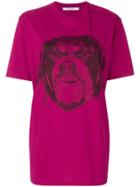 Givenchy Rottweiler T-shirt - Pink & Purple