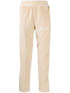 Palm Angels Zip-detailed Striped Track Pants - Neutrals