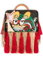 The Volon Fringe Bon-bon Tiger Bag - Multicolour