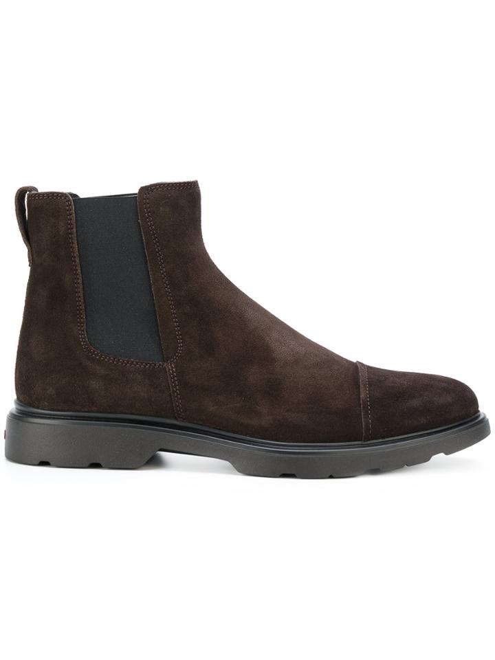 Hogan Chelsea Boots - Brown