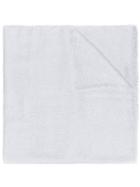 Blanca Wide Distressed Scarf - White