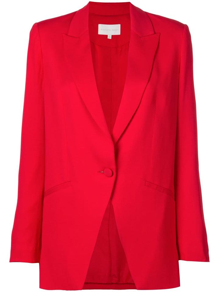 Michelle Mason Boxy Blazer - Red