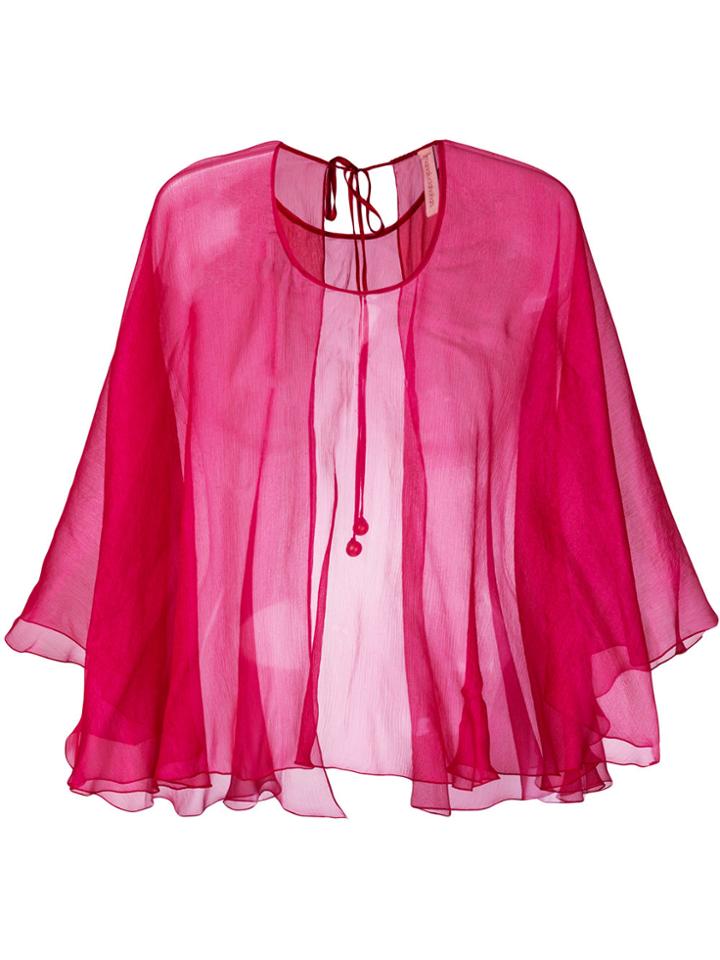 Maria Lucia Hohan Loose Fit Jacket - Pink & Purple