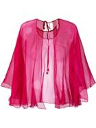Maria Lucia Hohan Loose Fit Jacket - Pink & Purple