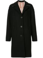 Nº21 Wool Oversized Single Breast Coat - Black