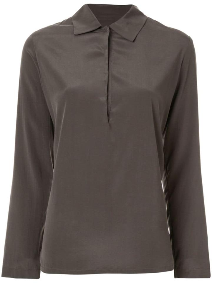 Zambesi Slate Placket Shirt - Grey