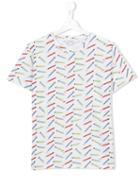 Au Jour Le Jour Kids Pencil Print T-shirt, Boy's, Size: 14 Yrs, White