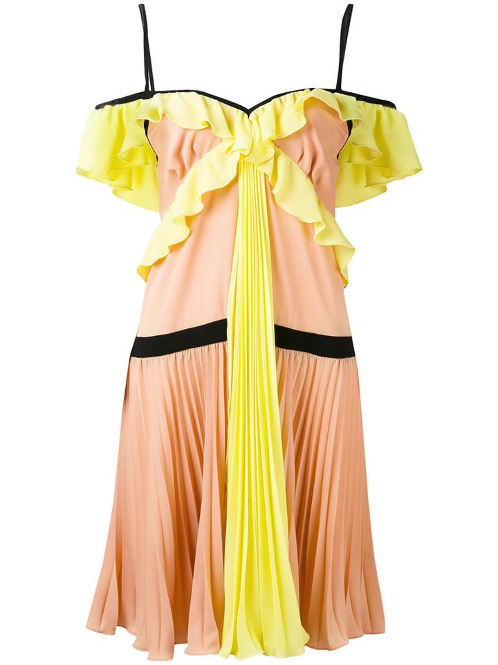 Marco Bologna - Crepe Georgette Pleated Dress - Women - Polyester/spandex/elastane - 44, Polyester/spandex/elastane