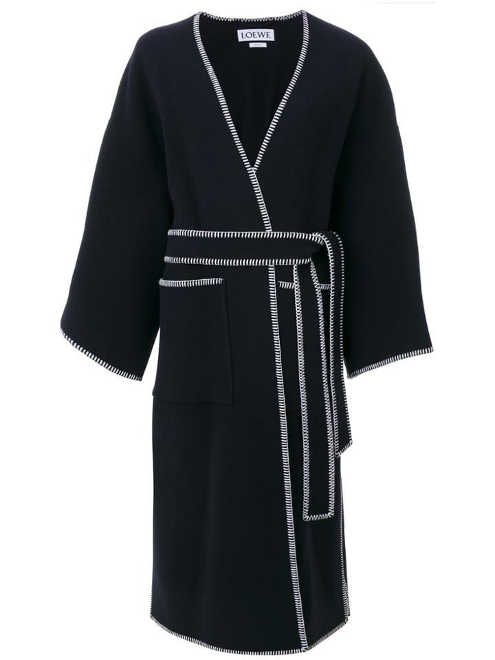 Loewe Patch Pocket Coat - Blue