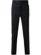 Loveless Pleated Tailored Trousers, Men's, Size: 2, Black, Polyester/polyurethane/rayon