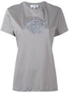 Carven Embroidered Motif T-shirt - Grey