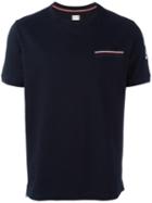 Moncler Gamme Bleu Sleeve Print T-shirt, Men's, Size: Small, Blue, Cotton