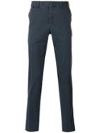 Pt01 - Slim Fit Chino Trousers - Men - Cotton/spandex/elastane - 54, Blue, Cotton/spandex/elastane