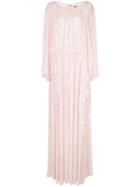 Adam Lippes Sequin Maxi Dress - Pink