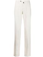 Bagnoli Sartoria Napoli Straight Fit Trousers - White