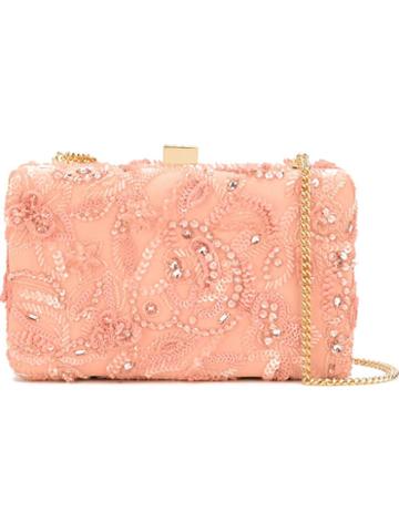 Elie Saab Sequin Embroidery Clutch