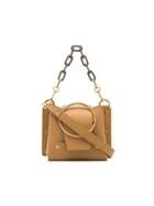 Yuzefi Delila Leather Crossbody Bag - Brown