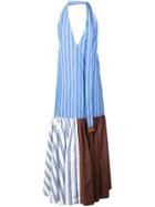 Tibi Vivian Striped Top - Blue