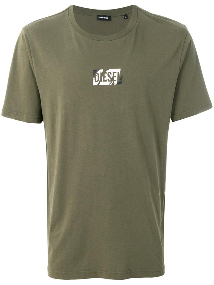 Diesel Graphic Logo T-shirt - Green