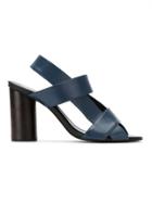 Mara Mac Leather Sandals - Blue