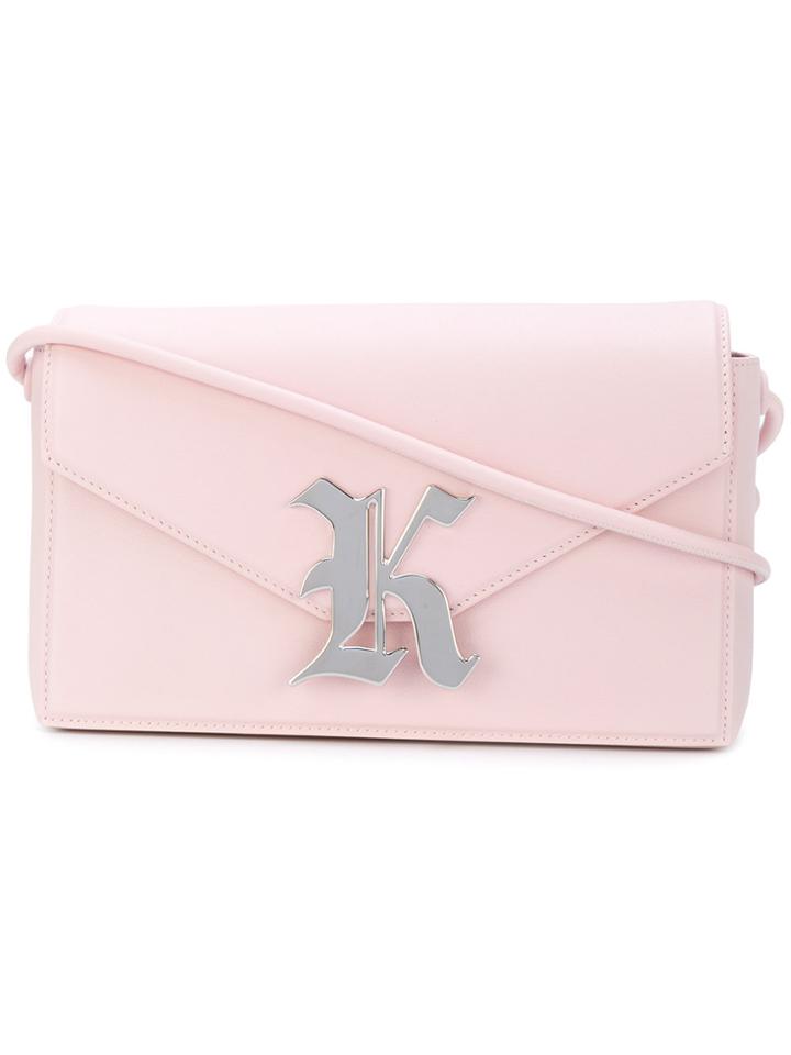 Christopher Kane Gothic K Devine Bag - Pink & Purple