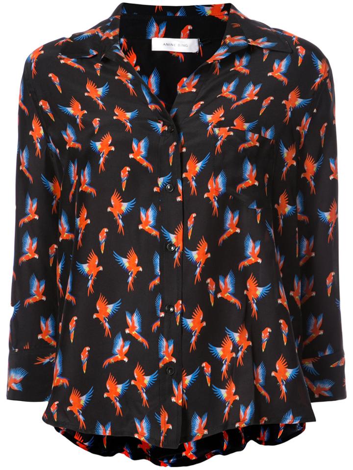 Anine Bing Billie Blouse - Black
