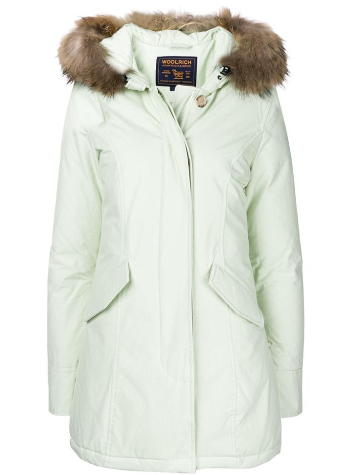 Woolrich Fur Trimmed Hood Parka - Green