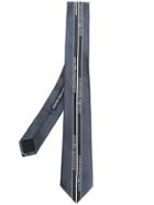 Alexander Mcqueen Logo Trim Tie - Blue