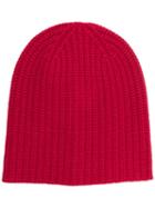 Alex Mill Ribbed Beanie Hat - Red