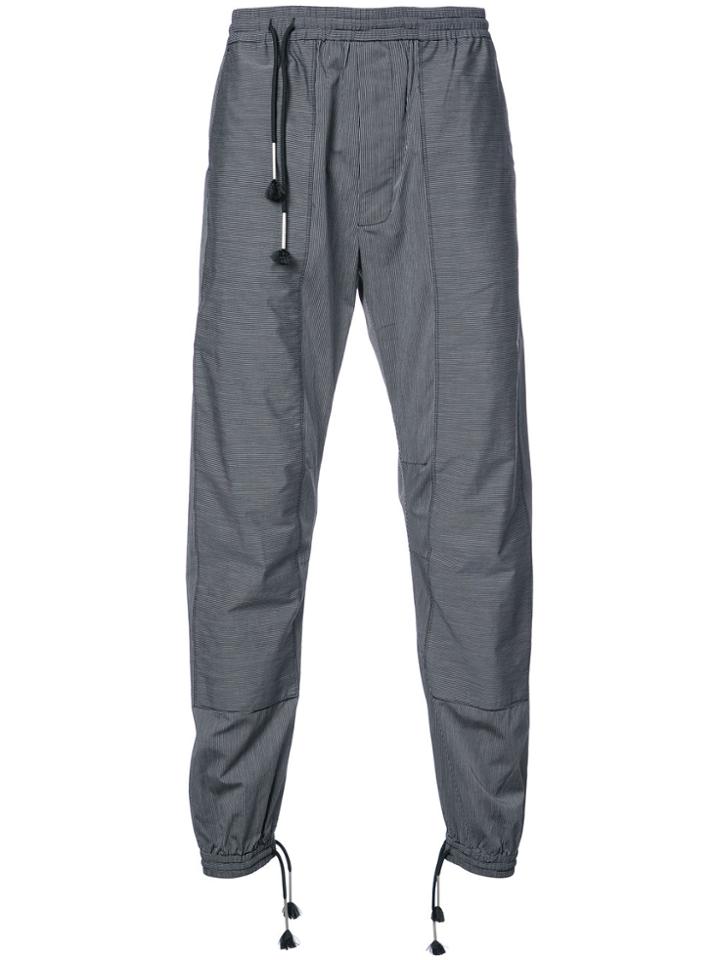 Siki Im Striped Trousers - Black