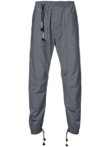 Siki Im Striped Trousers - Black