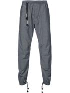 Siki Im Striped Trousers - Black