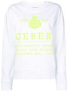 Iceberg Embroidered Logo Sweatshirt - White