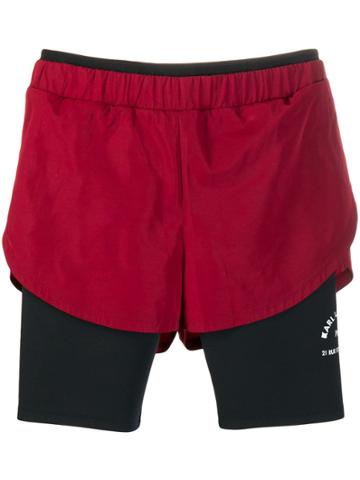 Karl Lagerfeld Rue St Guillaume Shorts - Red
