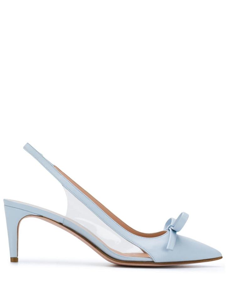 Red Valentino Red(v) Bow Detailed Pumps - Blue
