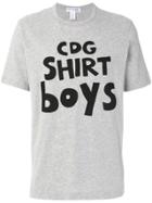 Comme Des Garçons Shirt Boys Logo Patch T-shirt - Grey