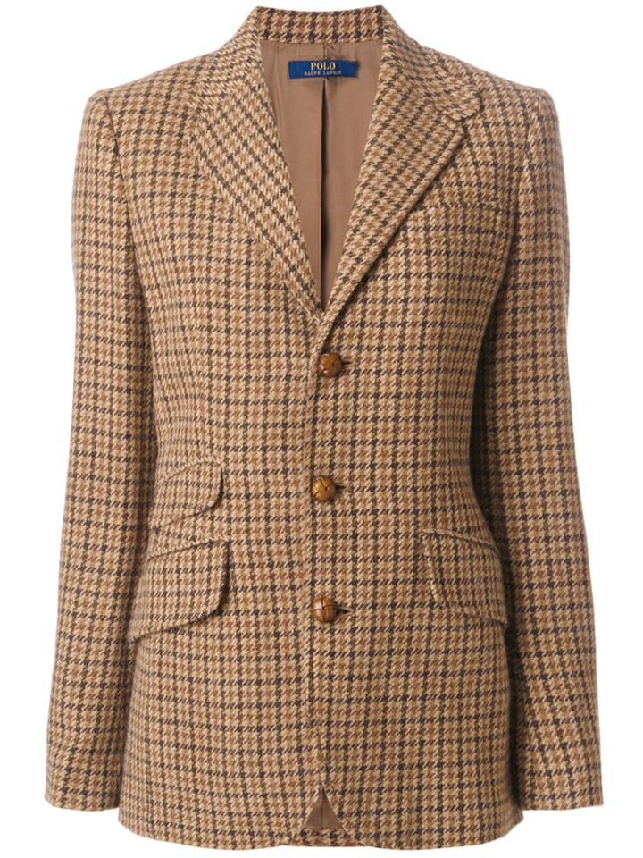 Polo Ralph Lauren Asymmetric Single-breasted Blazer - Brown