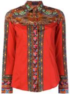 Etro Paisley Contrast Shirt - Red
