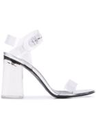 Sonia Rykiel Clear Strap Sandals - Silver